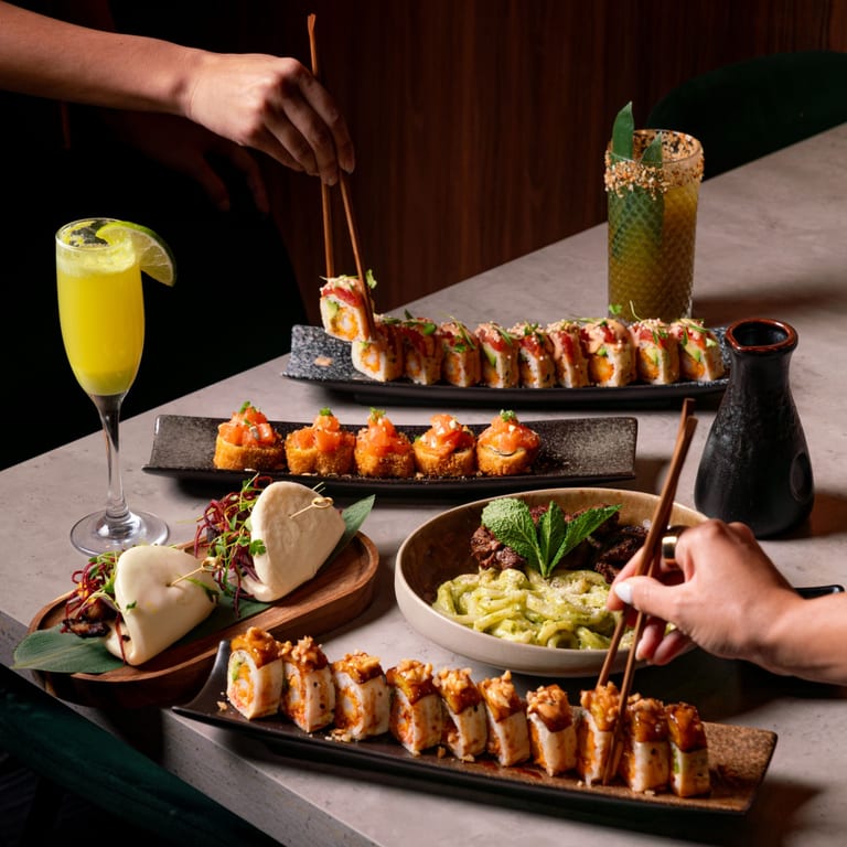 Fresh Sushi with Unique Flavors